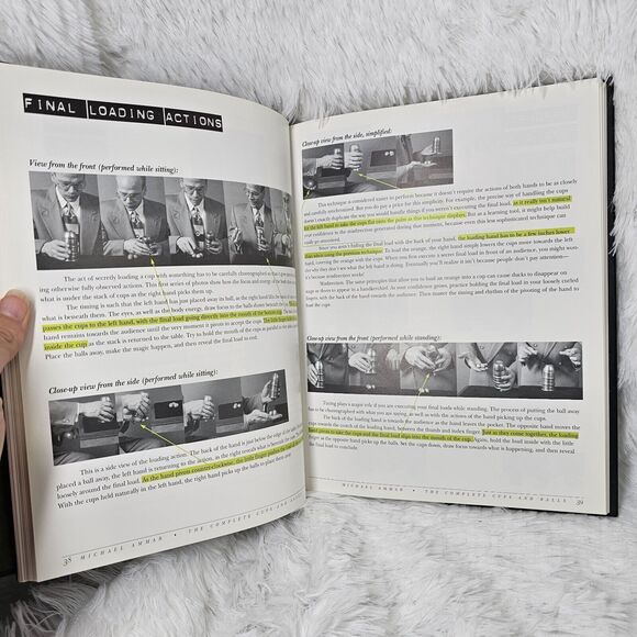 The Complete Cups And Balls 1998 First Edition By Michael Ammar No Dust Jacket - Picture 5 of 12